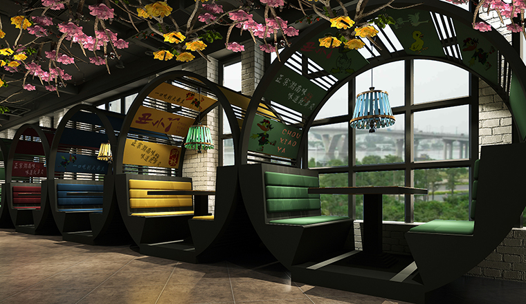 丑小丫主題餐廳空間設計